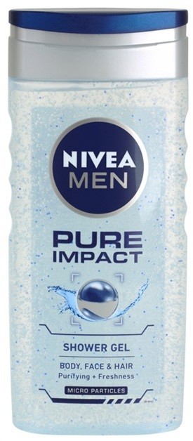 Nivea Men Pure Impact tusfürdő gél  250 ml