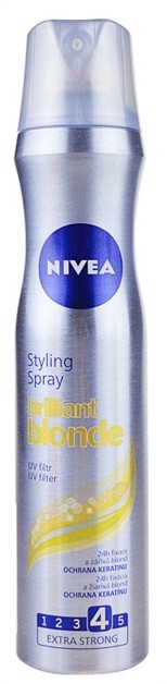 Nivea Brilliant Blonde lakk szőke hajra  250 ml