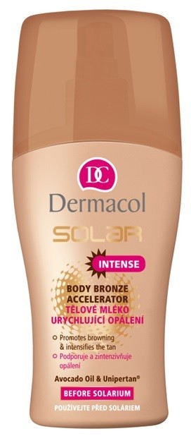 Dermacol Solar testápoló tej barnulást gyorsító  200 ml