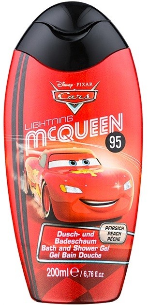 Disney Cosmetics Cars habfürdő és tusfürdő gél 2 in 1  200 ml