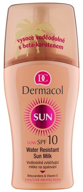 Dermacol Sun Water Resistant vízálló napozótej SPF 10  200 ml