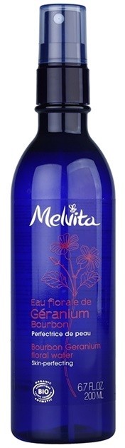 Melvita Eaux Florales Géranium Bourbon arcvíz spray a tökéletes bőrért  200 ml
