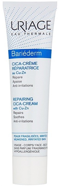 Uriage Bariéderm Cica reparatív krém cinkkel és rézzel   40 ml