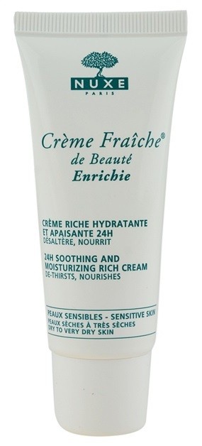 Nuxe Crème Fraîche de Beauté nyugtató és hidratáló krém száraz és nagyon száraz bőrre  30 ml