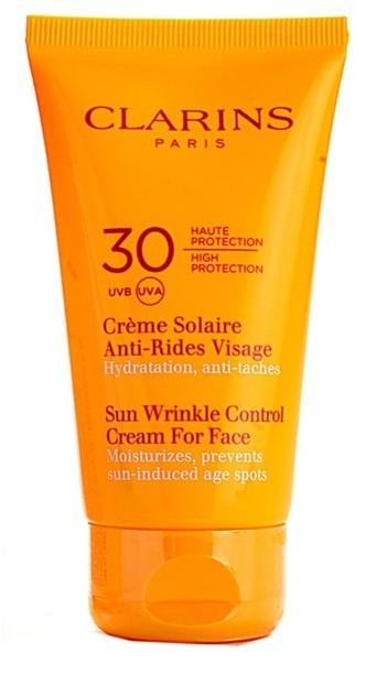 Clarins Sun Protection Bőr öregedés elleni napkrém SPF 30  75 ml
