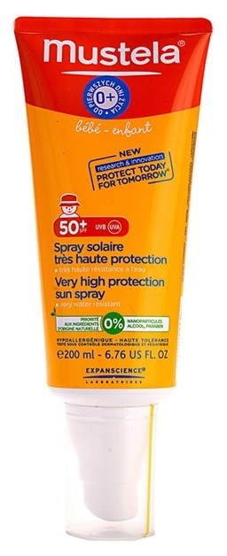 Mustela Solaires védő spray gyermekeknek SPF 50+  200 ml