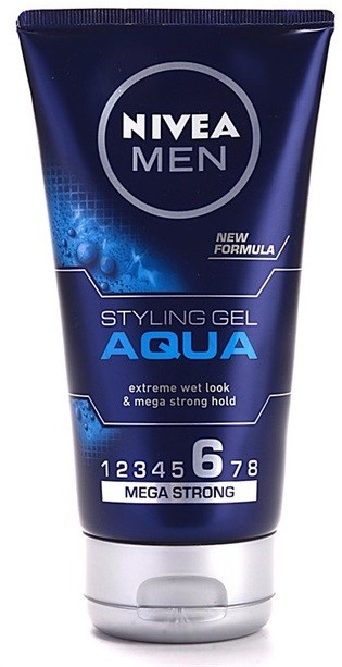 Nivea Men Aqua vizes hatású hajzselé extra erős fixálás  150 ml