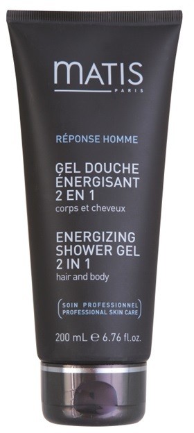 MATIS Paris Réponse Homme tusfürdő gél és sampon 2 in 1  200 ml