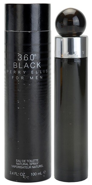 Perry Ellis 360° Black eau de toilette férfiaknak 100 ml