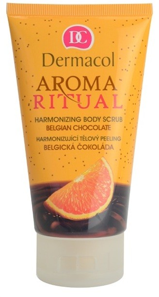 Dermacol Aroma Ritual relaxáló hatású testpeeling belga csokoládé  150 ml