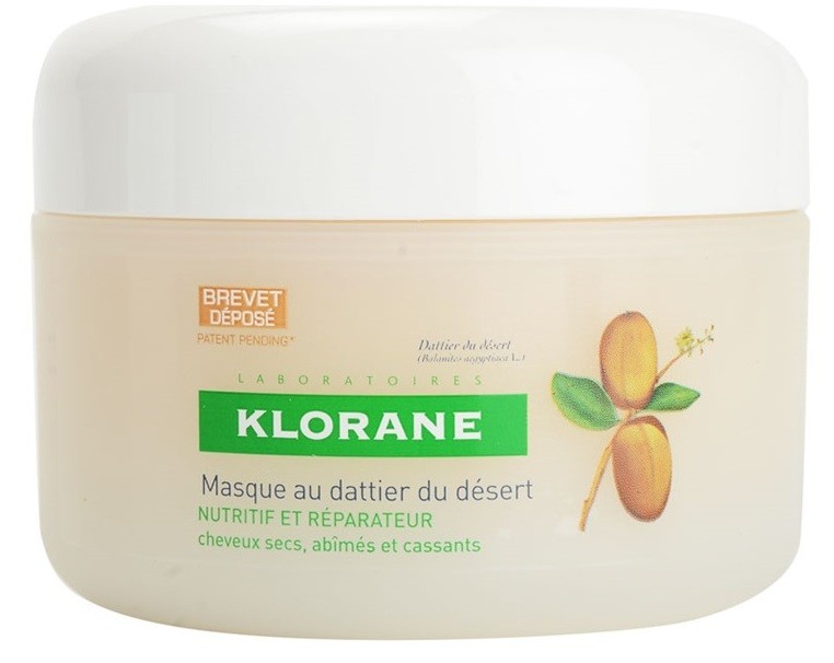 Klorane Desert Date tápláló maszk a töredezett, károsult hajra  150 ml