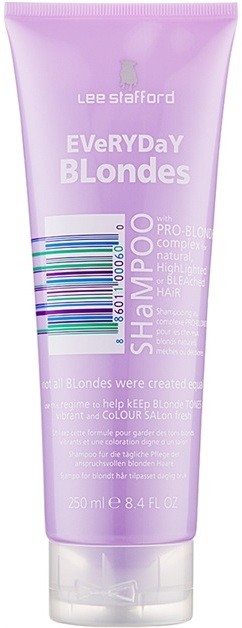 Lee Stafford Bleach Blondes sampon az összes szőke hajtípusra  250 ml
