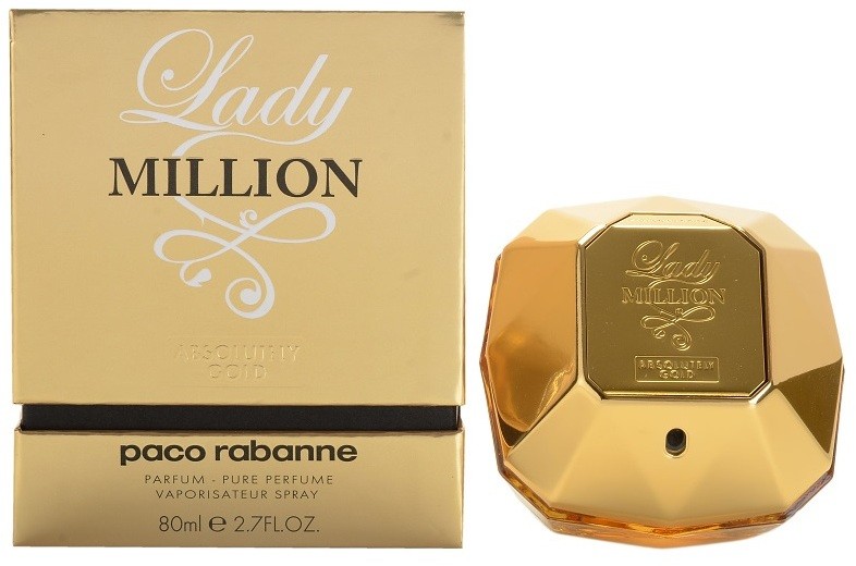 Paco Rabanne Lady Million Absolutely Gold parfüm nőknek 80 ml