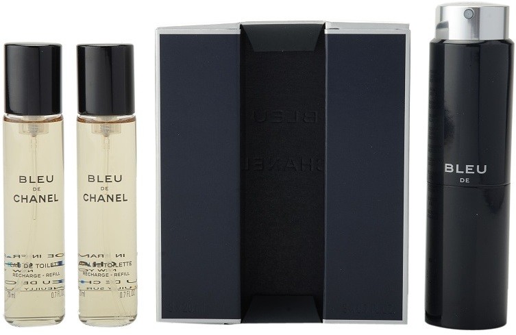 Chanel Bleu de Chanel eau de toilette férfiaknak 3x20 ml (1x utántölthető + 2x utántöltő)