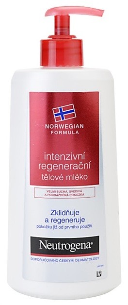 Neutrogena Norwegian Formula® Intense Repair intenzív regeneráló testápoló tej száraz bőrre  400 ml