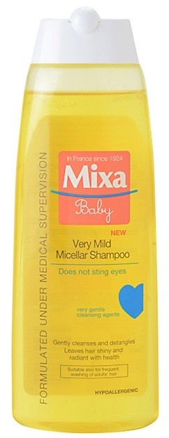 MIXA Baby nagyon lágy micelláris sampon gyermekeknek  250 ml
