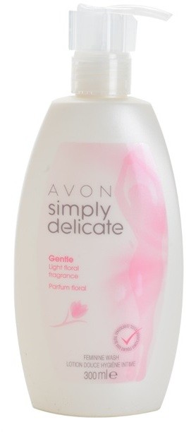Avon Simply Delicate női intim higiénia tusfürdő virág illattal  300 ml