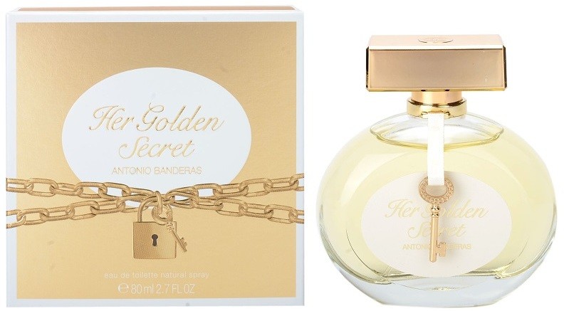 Antonio Banderas Her Golden Secret eau de toilette nőknek 80 ml
