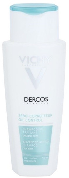 Vichy Dercos Sebo Correcteur sampon a gyorsan zsírosodó hajra  200 ml