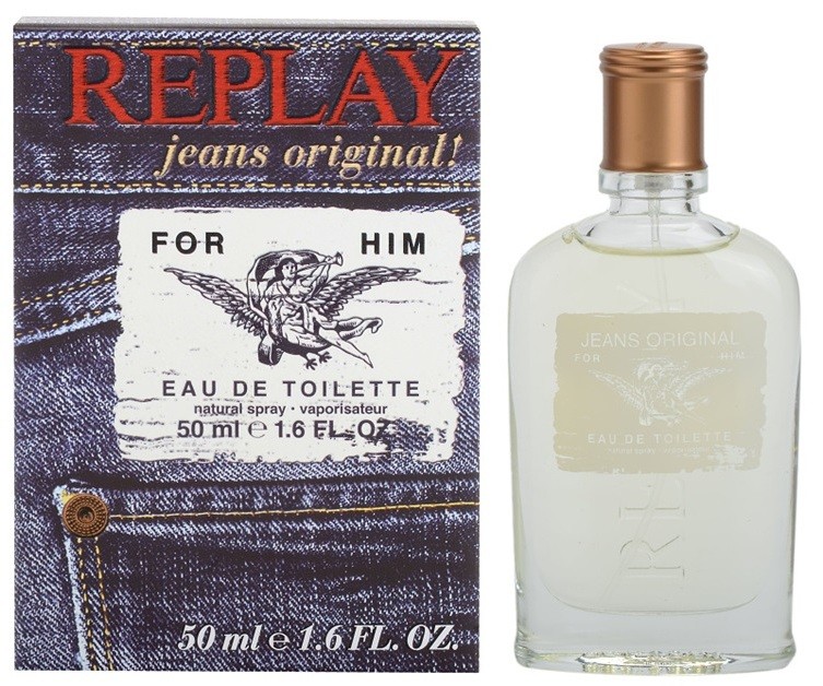 Replay Jeans Original! For Him eau de toilette férfiaknak 50 ml