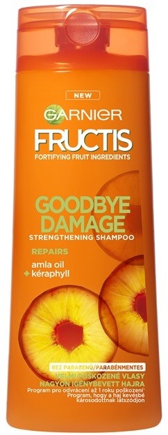Garnier Fructis Goodbye Damage erősítő sampon a károsult hajra  250 ml