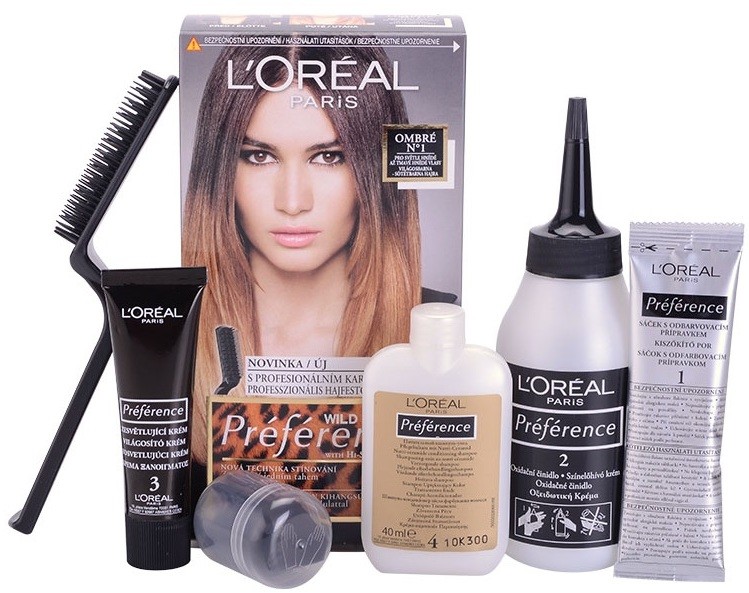 L’Oréal Paris Préférence Wild Ombrés hajfesték árnyalat N1