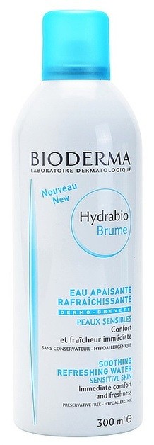 Bioderma Hydrabio Brume frissítő víz spray az érzékeny arcbőrre  300 ml