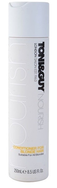 TONI&GUY Nourish kondicionáló szőke hajra  250 ml