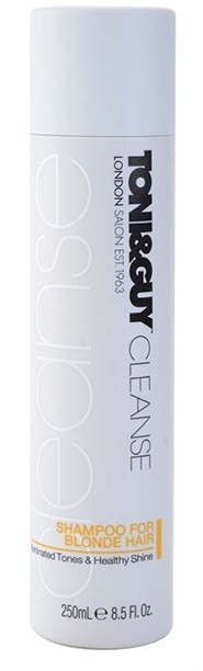 TONI&GUY Cleanse sampon szőke hajra  250 ml