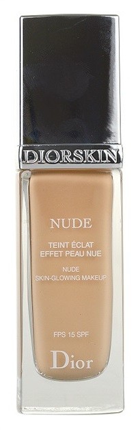 Dior Diorskin Nude folyékony make-up SPF 15 árnyalat 050 Dark Beige  30 ml