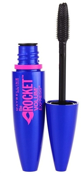 Maybelline Volum’ Express The Rocket szempillaspirál a dús pillákért árnyalat Blackest Black 9,6 ml