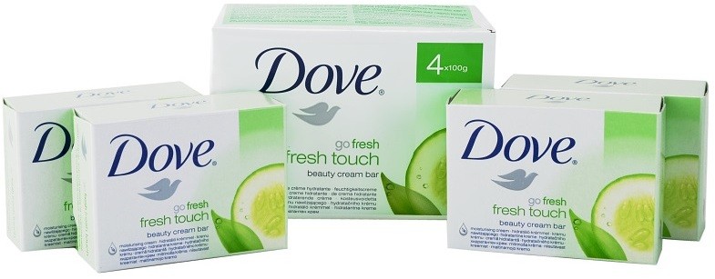 Dove Go Fresh Fresh Touch parfümös szappan  4x100 g