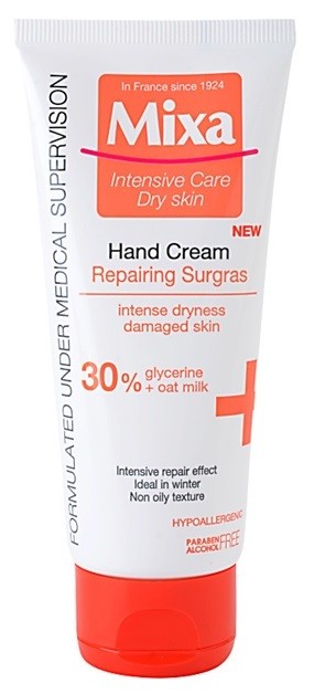 MIXA Anti-Dryness kéz- és körömápoló krém a nagyon száraz bőrre  100 ml