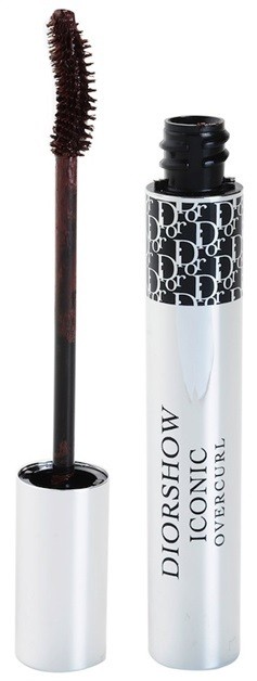 Dior Diorshow Iconic Overcurl dúsító és göndörítő szempillaspirál árnyalat 694 Over Brown  10 ml