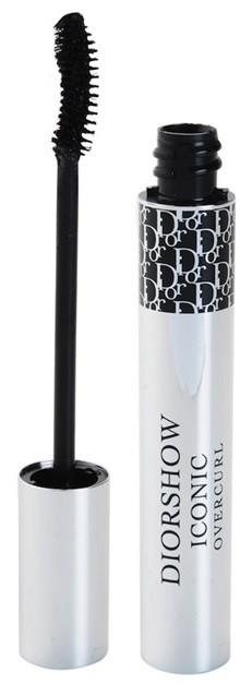 Dior Diorshow Iconic Overcurl dúsító és göndörítő szempillaspirál árnyalat 090 Over Black  10 ml