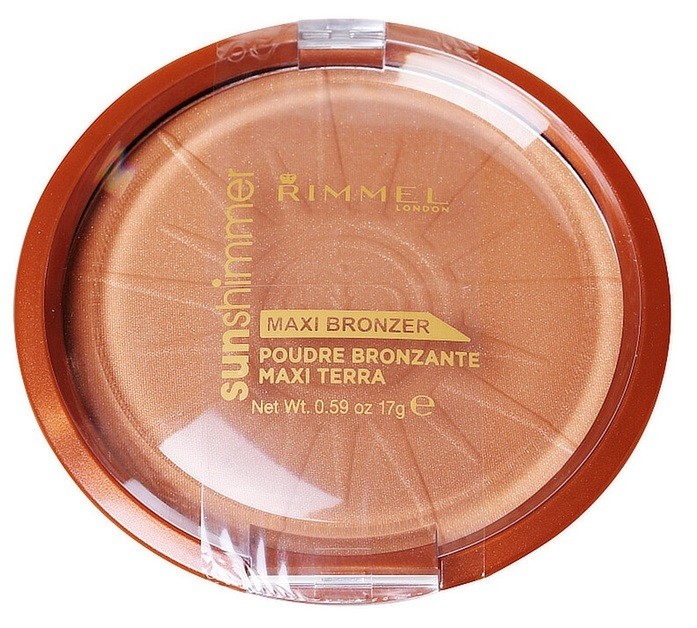 Rimmel Sun Shimmer Maxi Bronzer bronzosító púder árnyalat 004 Sun Star 17 g