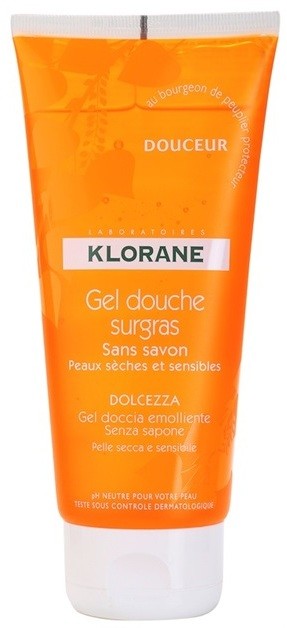 Klorane Hygiene et Soins du Corps Douceur tusfürdő gél  200 ml
