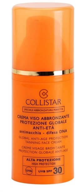 Collistar Sun Protection napozó krém a bőr öregedése ellen SPF 30  50 ml