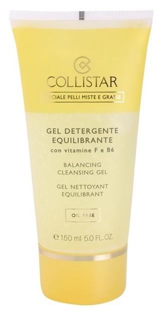 Collistar Special Combination And Oily Skins tisztító gél F- és B6-vitaminnal  150 ml