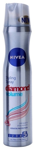 Nivea Diamond Volume hajlakk dús és fényes hajért  250 ml