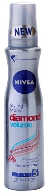 Nivea Diamond Volume fixáló hab dús és fényes hajért  150 ml