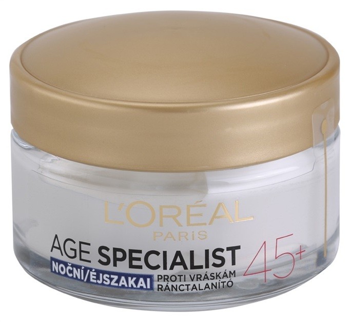 L’Oréal Paris Age Specialist 45+ éjszakai krém a ráncok ellen  50 ml