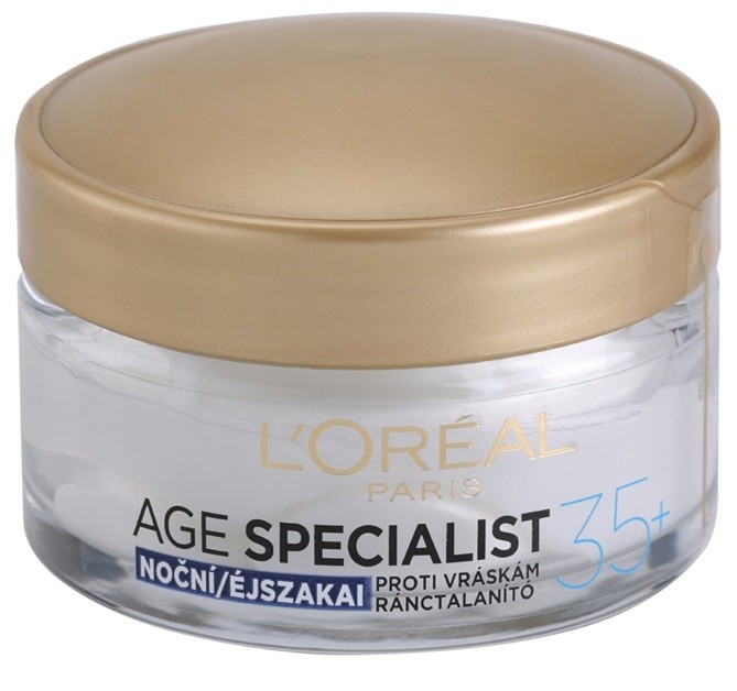 L’Oréal Paris Age Specialist 35+ éjszakai krém a ráncok ellen  50 ml