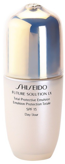 Shiseido Future Solution LX védő nappali emulzió SPF 15  75 ml