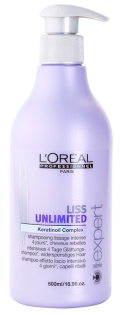L’Oréal Professionnel Série Expert Liss Unlimited kisimító sampon a rakoncátlan és töredezett hajra  500 ml