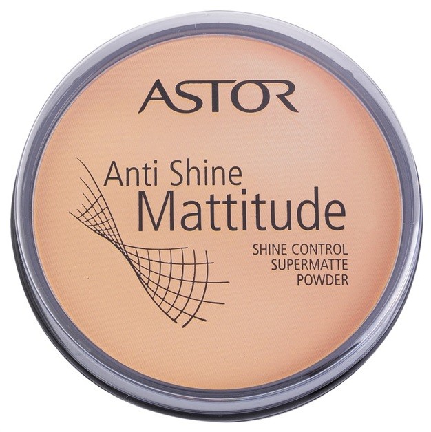 Astor Mattitude Anti Shine mattító púder árnyalat 003 Nude Beige  14 g