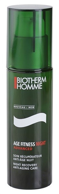 Biotherm Homme Age Fitness Advanced Night éjszakai arcápoló gél öregedés ellen  50 ml