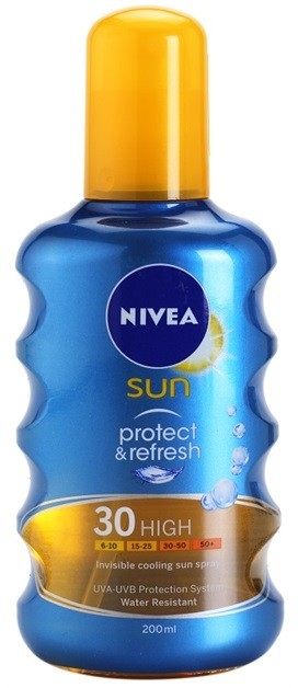 Nivea Sun Protect & Refresh napozó spray SPF 30  200 ml