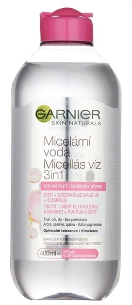 Garnier Skin Naturals micelláris víz az érzékeny arcbőrre  400 ml