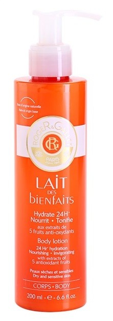 Roger & Gallet Bienfaits hidratáló testápoló tej száraz és érzékeny bőrre  200 ml